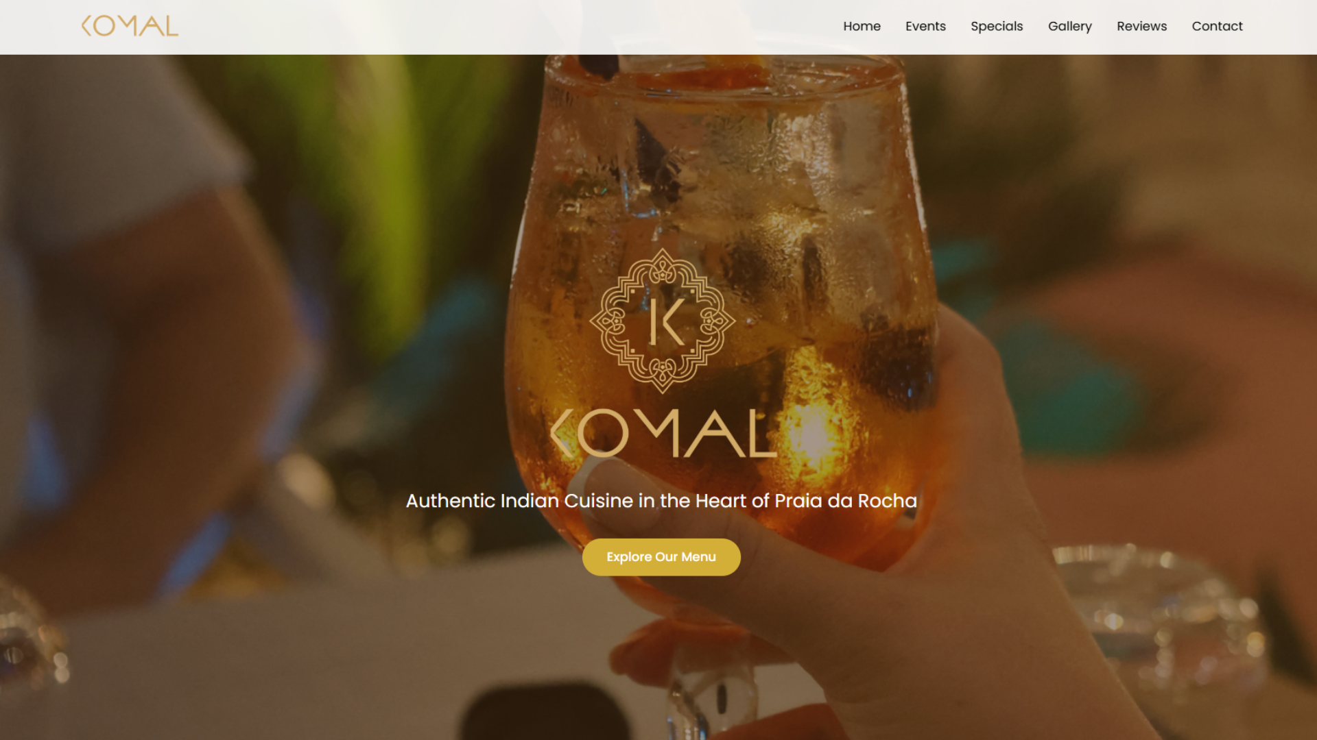 Kashmir Curry House Website